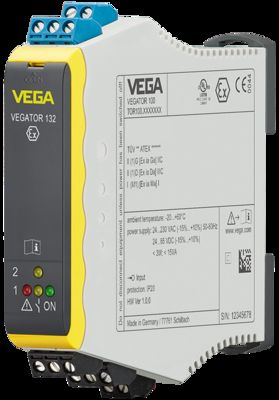 TOR132.AXXXKXX VEGATOR 132 Máy điều khiển kênh kép để phát hiện mức độ cho các đầu dò dẫn điện